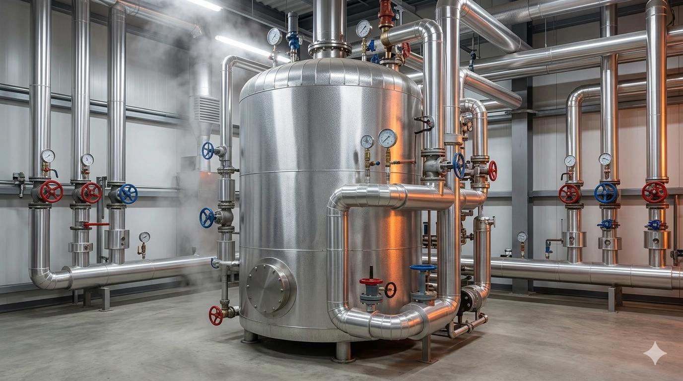 Generador de vapor industrial